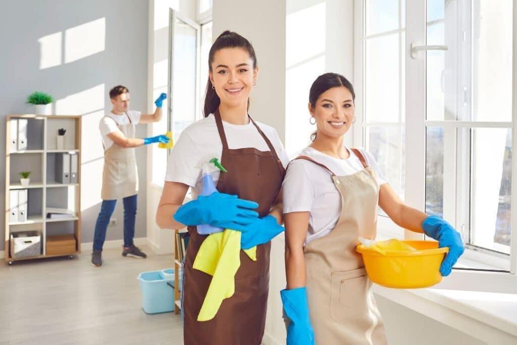 Clean and organized San Diego office maintained by Golden Era Cleaners