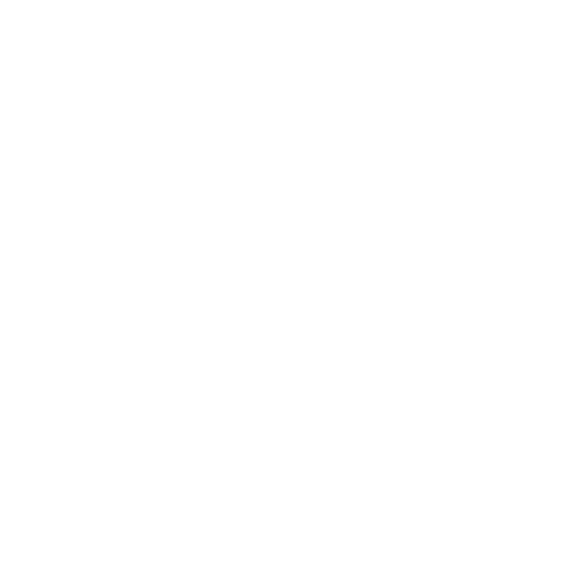 White signal tower icon with radiating waves on a black background.