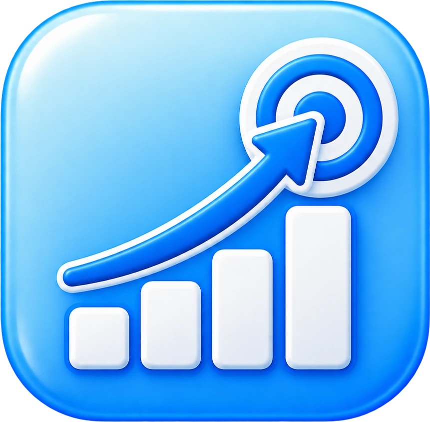 IT strategy icon representing technology planning, consulting, and long-term business IT goals