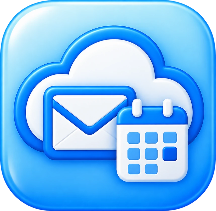 Microsoft 365 and cloud services icon representing business email, calendars, collaboration, and cloud productivity