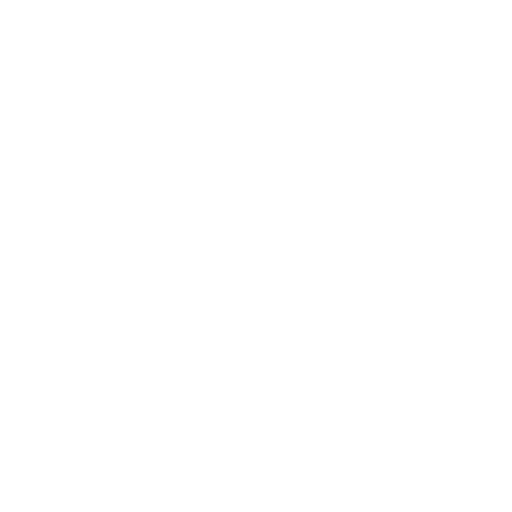 White magnifying glass icon representing search.