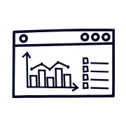 Red circle with a white and black diagonal stripe resembling the diver down flag with black ink splatters on it.