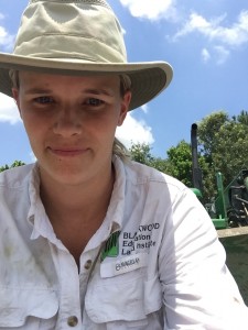 Molly Schriber farming at Blackwood