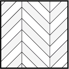 Chevron leggingsmønster parkett