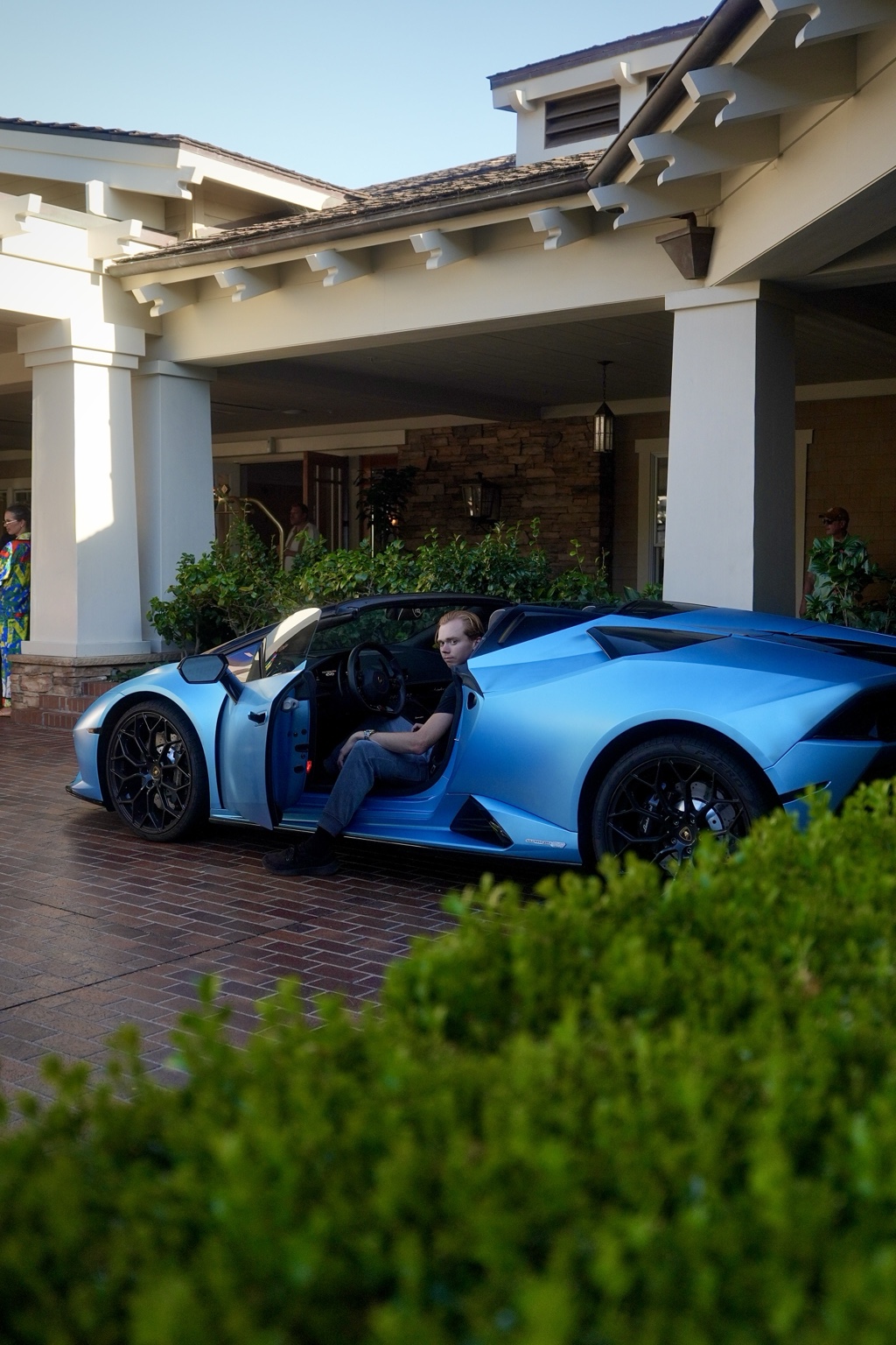Ken Van Vorhis delivering a Lamborghini Huracan to a client in Orange County, California