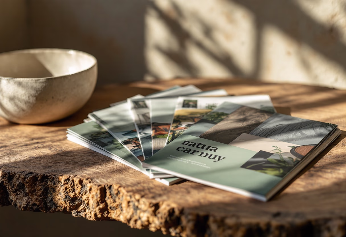 [background image] image of educational brochures (for a university)