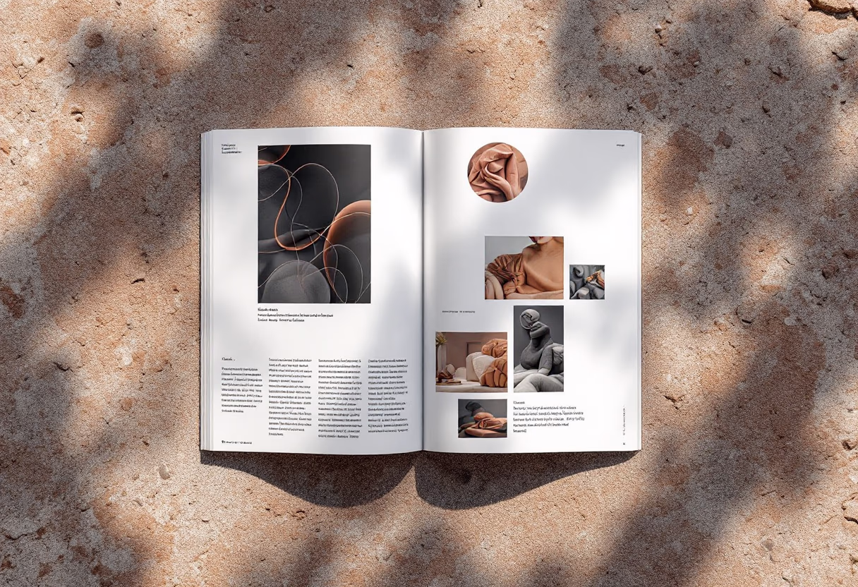 [digital project] image of past client project displayed in a magazine (for an ai developer tools)