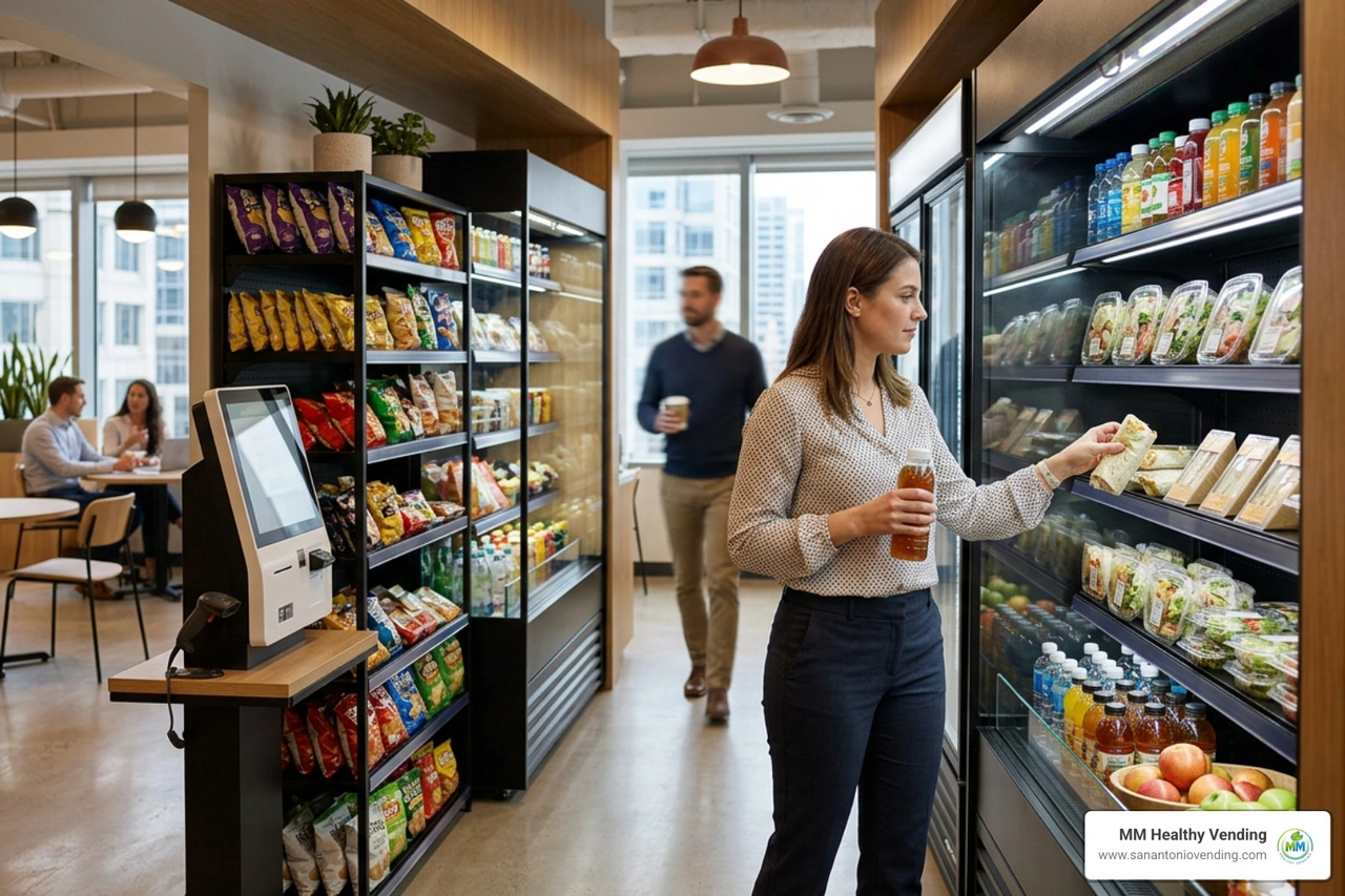modern micro market smart coolers