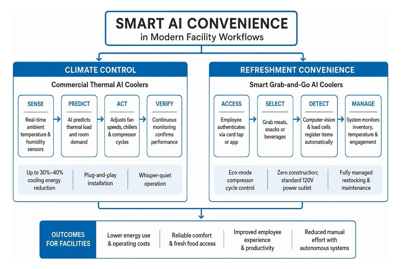 How smart AI convenience fits into modern facility workflows How smart AI convenience fits into modern facility workflows