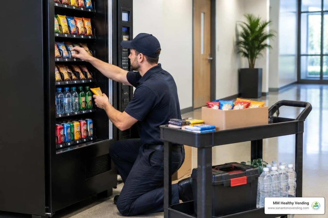 automated restocking and technician service automated restocking and technician service