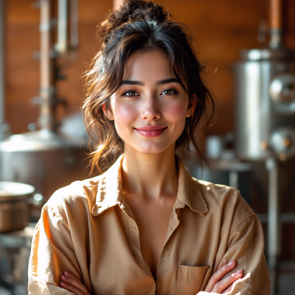[headshot] image of customer (for a distillery)