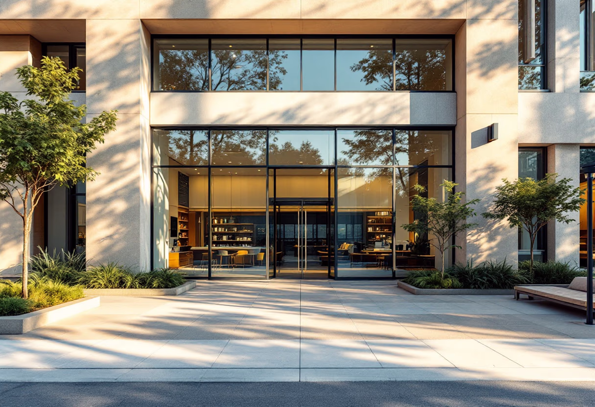 [background image] image of office building for a courier & delivery service