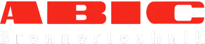 Logo mit den großen roten Buchstaben ABC und dem weißen Text Brennertechnik darunter.