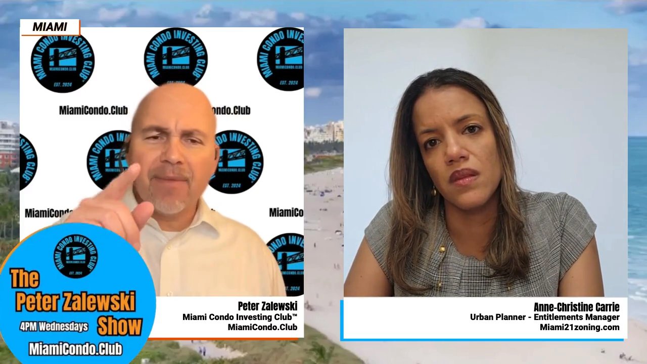Split-screen interview with Peter and Anne-Christine.