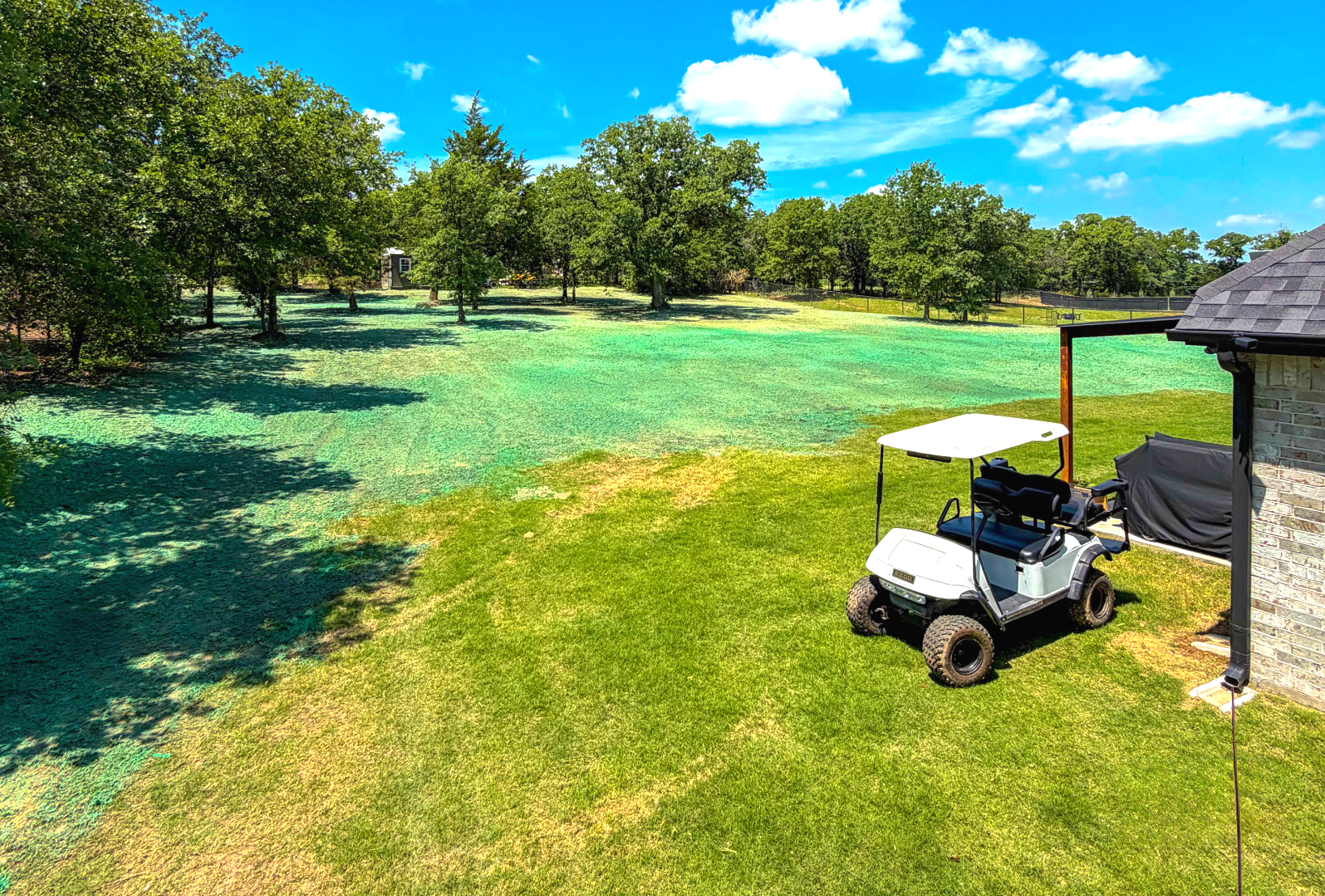 Hydroseeding in North Texas by Fox Hydroseeding LLC