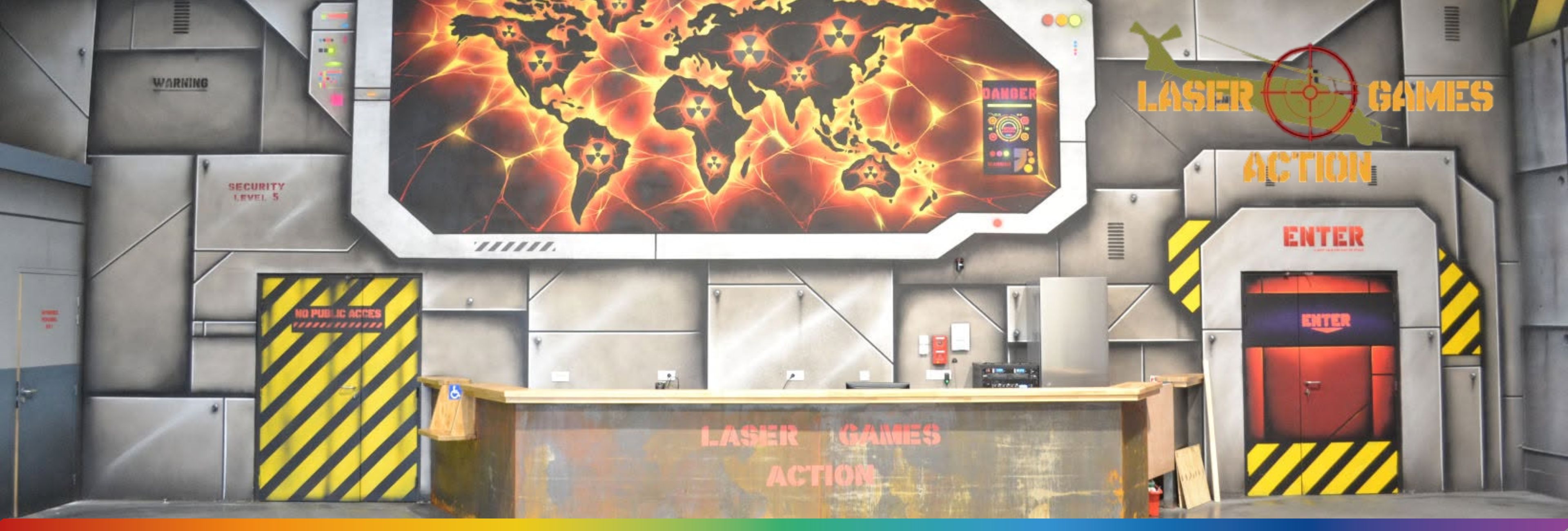 Laser Games Action à Flins-sur-Seine, établissement équipé d'une salle Infinity Room