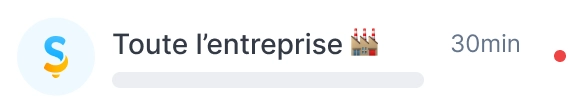 Notification Steeple : Toute l'entreprise