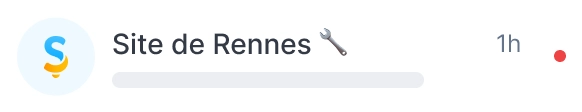 Notification Steeple : Site de Rennes