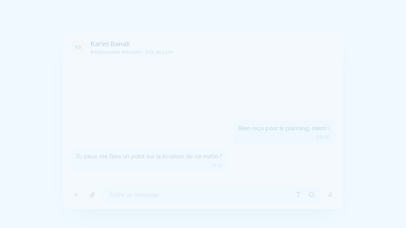 Des messages vocaux avec transcription pour échanger plus simplement