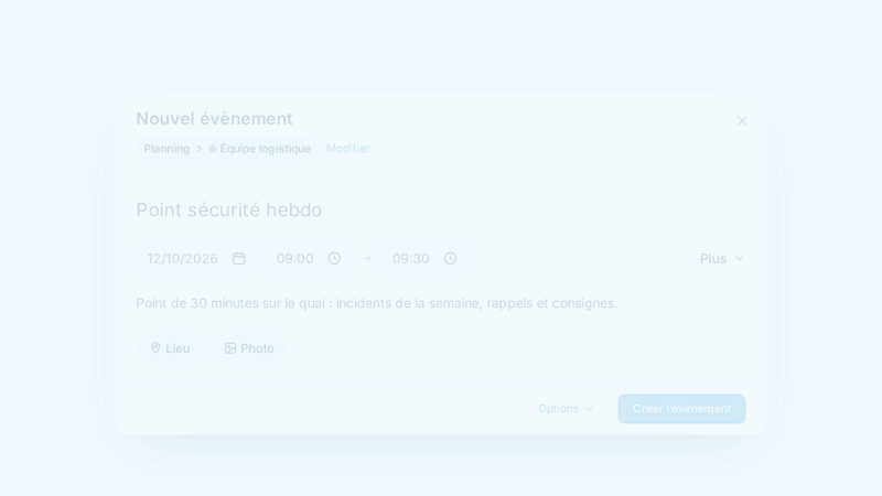 Créez des événements récurrents et suivez plus facilement les participants