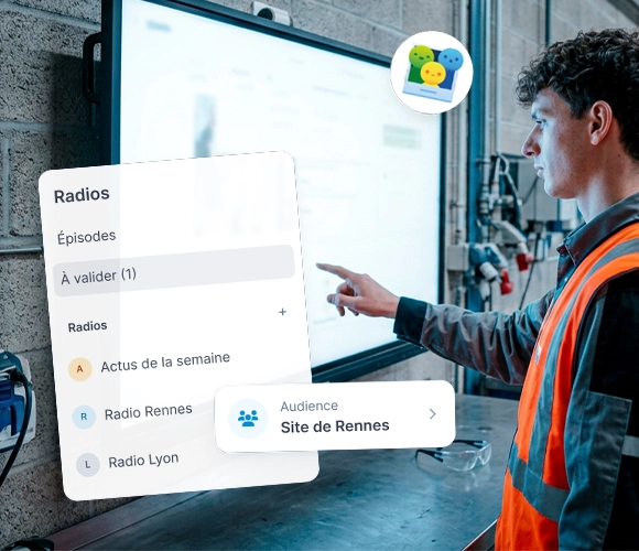Radio interne Steeple adaptée à chaque établissement et équipe