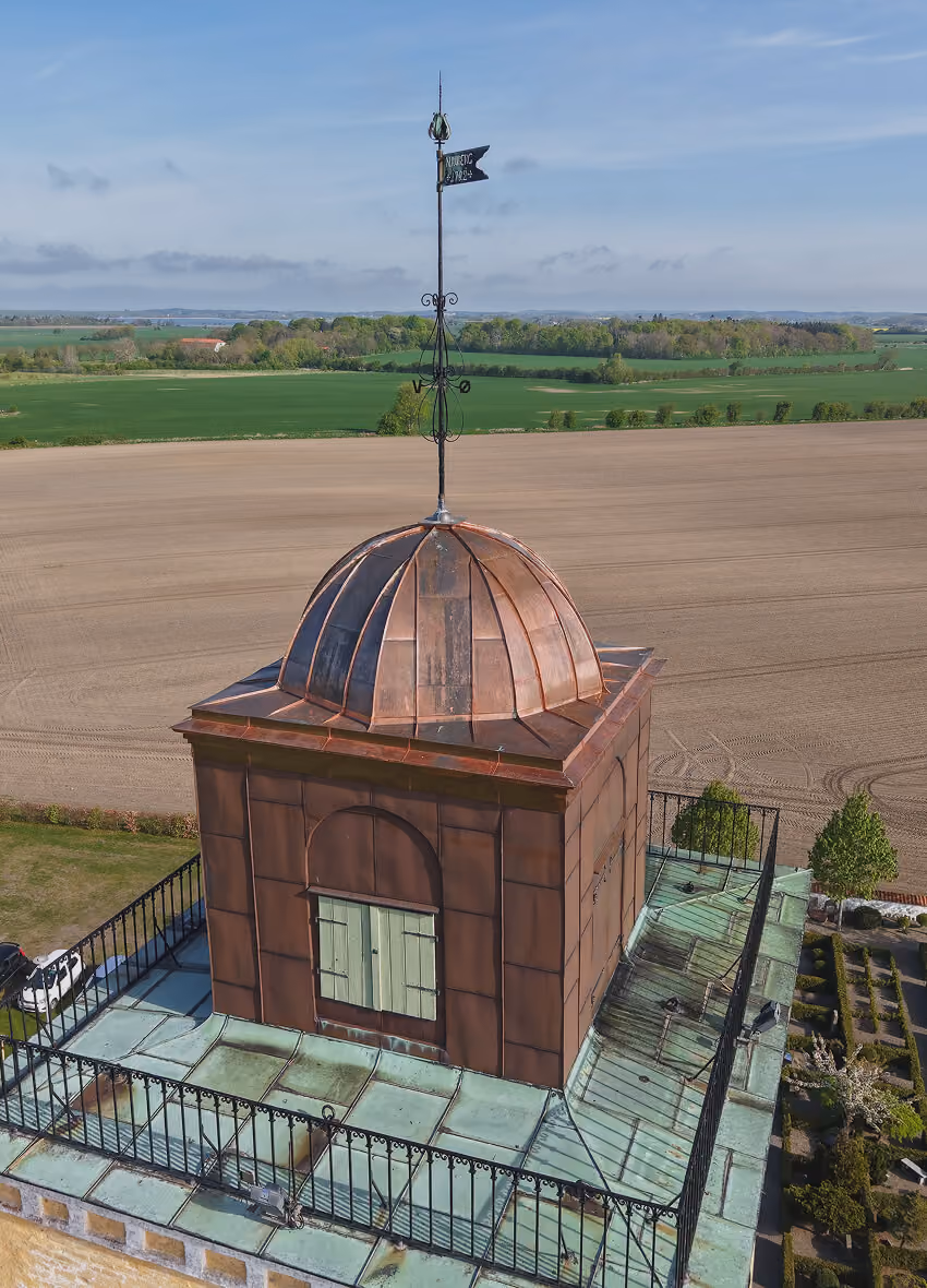 Køng Kirke – restaurering af kirkens kobberkuppel, 2025