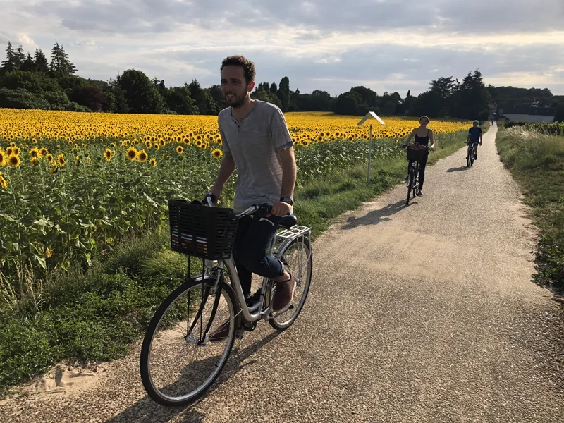 Bike trail in the Loire Valley