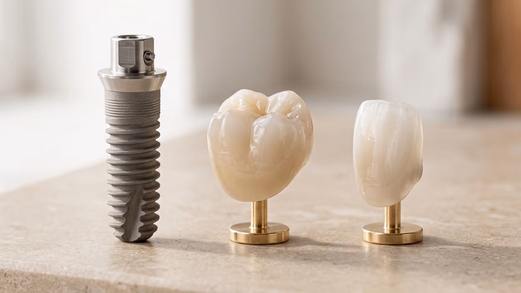 коронка імплант або вінір — порівняння методів відновлення зуба Allure Dental
