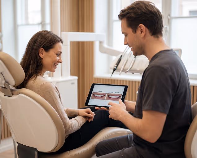 порівняння вінірів та композитної реставрації — стоматологія Allure Dental