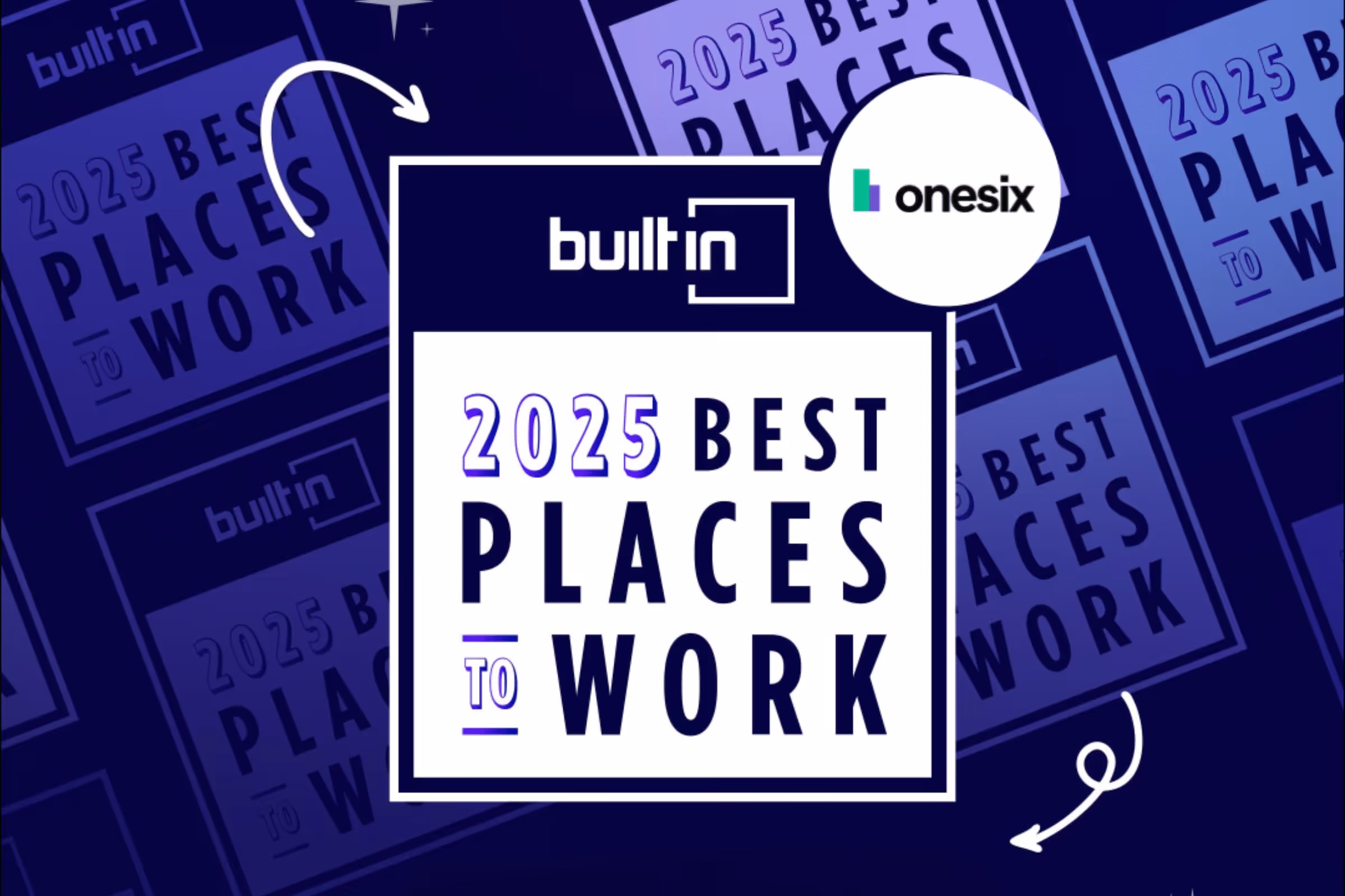OneSix Named Built In’s 2025 Best Places to Work