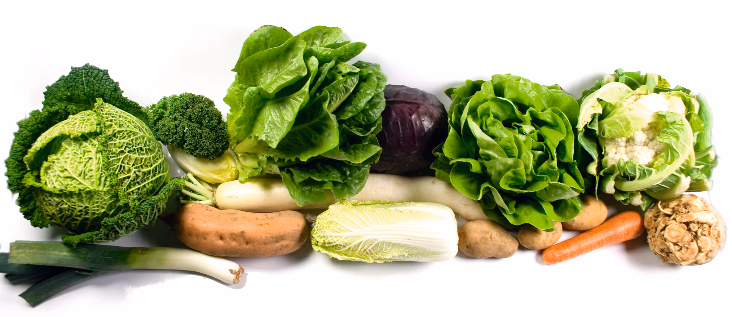 image of fresh produce on a farmer's market table