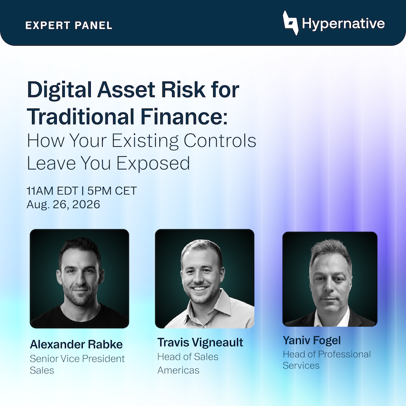 How to control digital asset risk for traditional finance