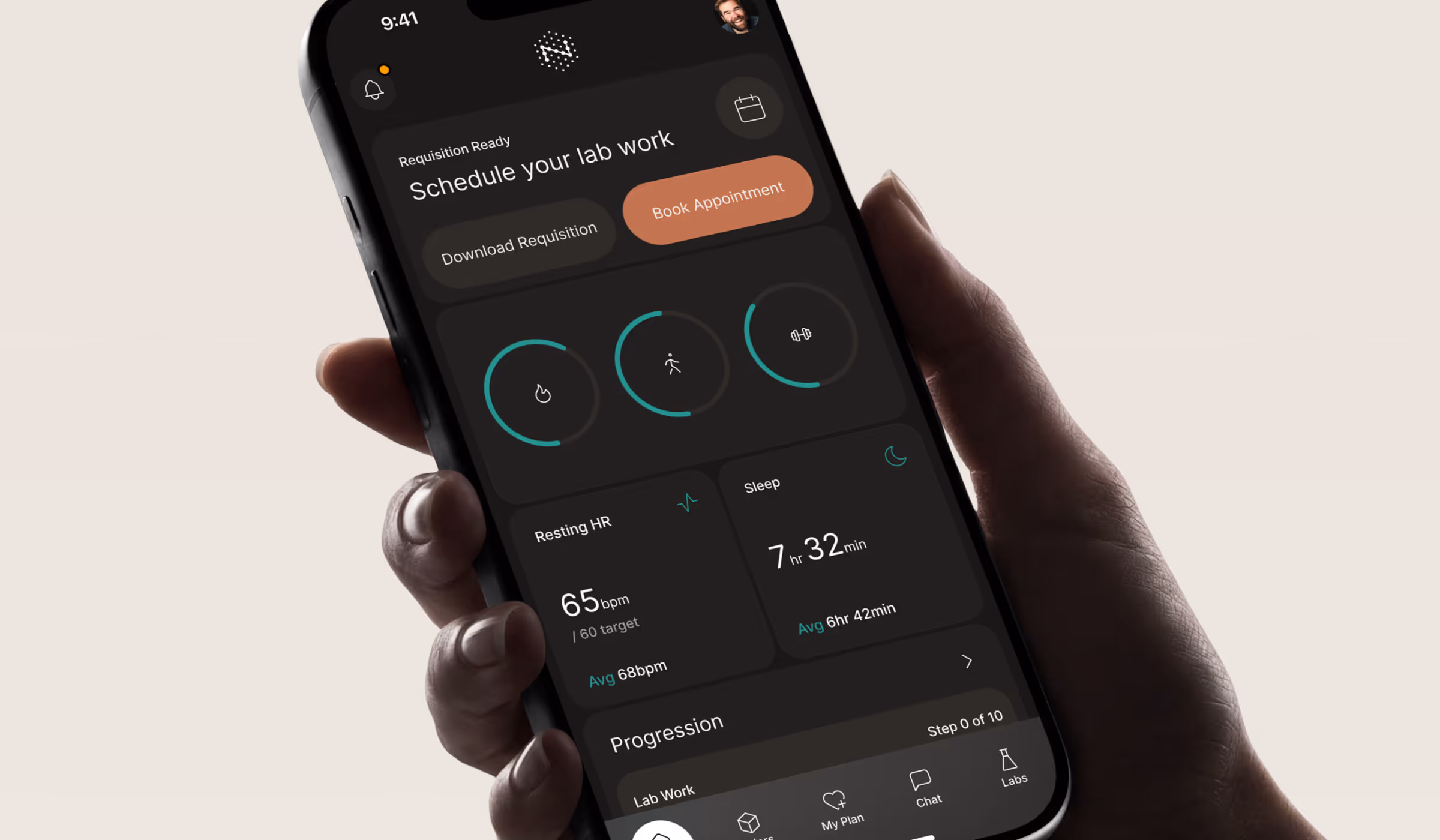 Nimbus app — Schedule your lab work