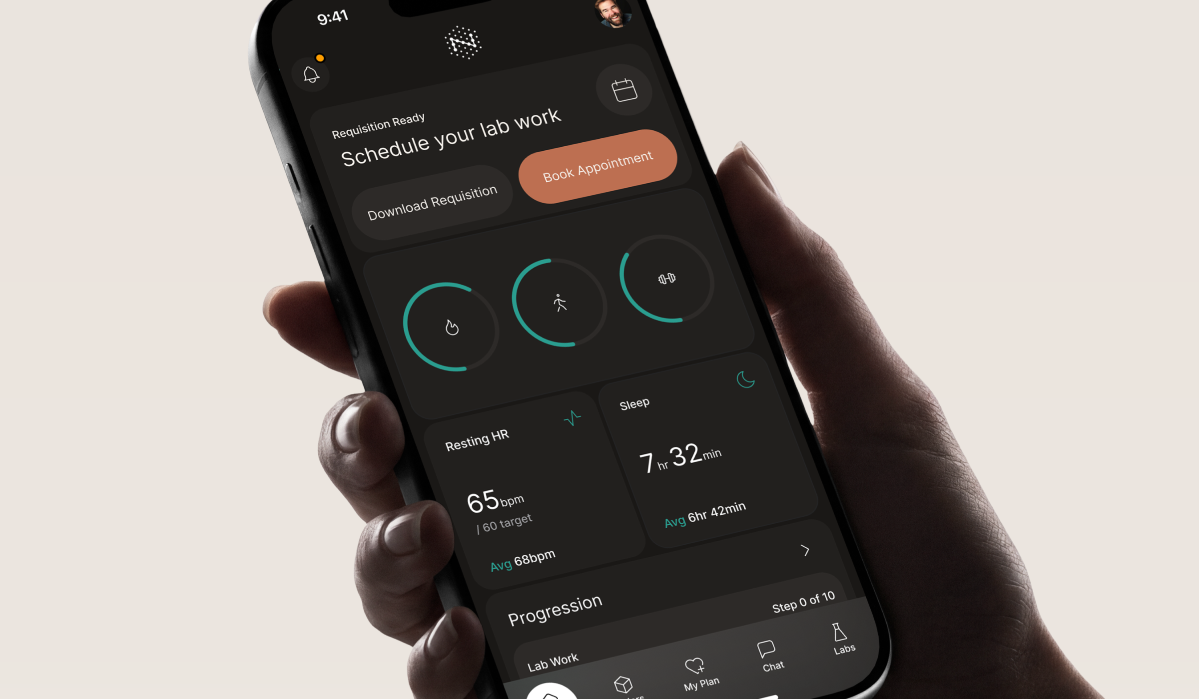 Nimbus app — Schedule your lab work