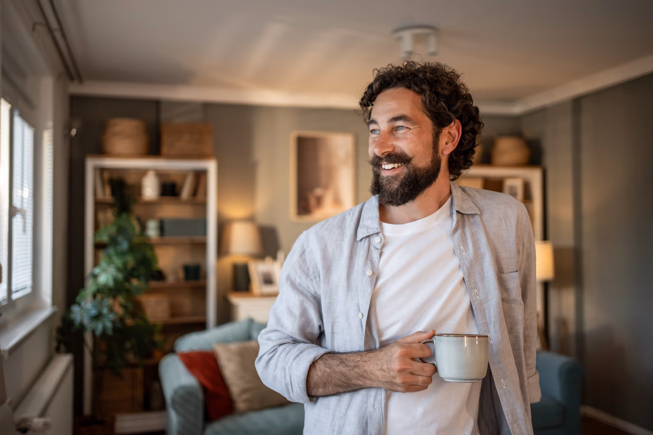 Man with healthy hair