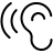 Music Ear Icon from Ultimate Regular set by streamlinehq.com