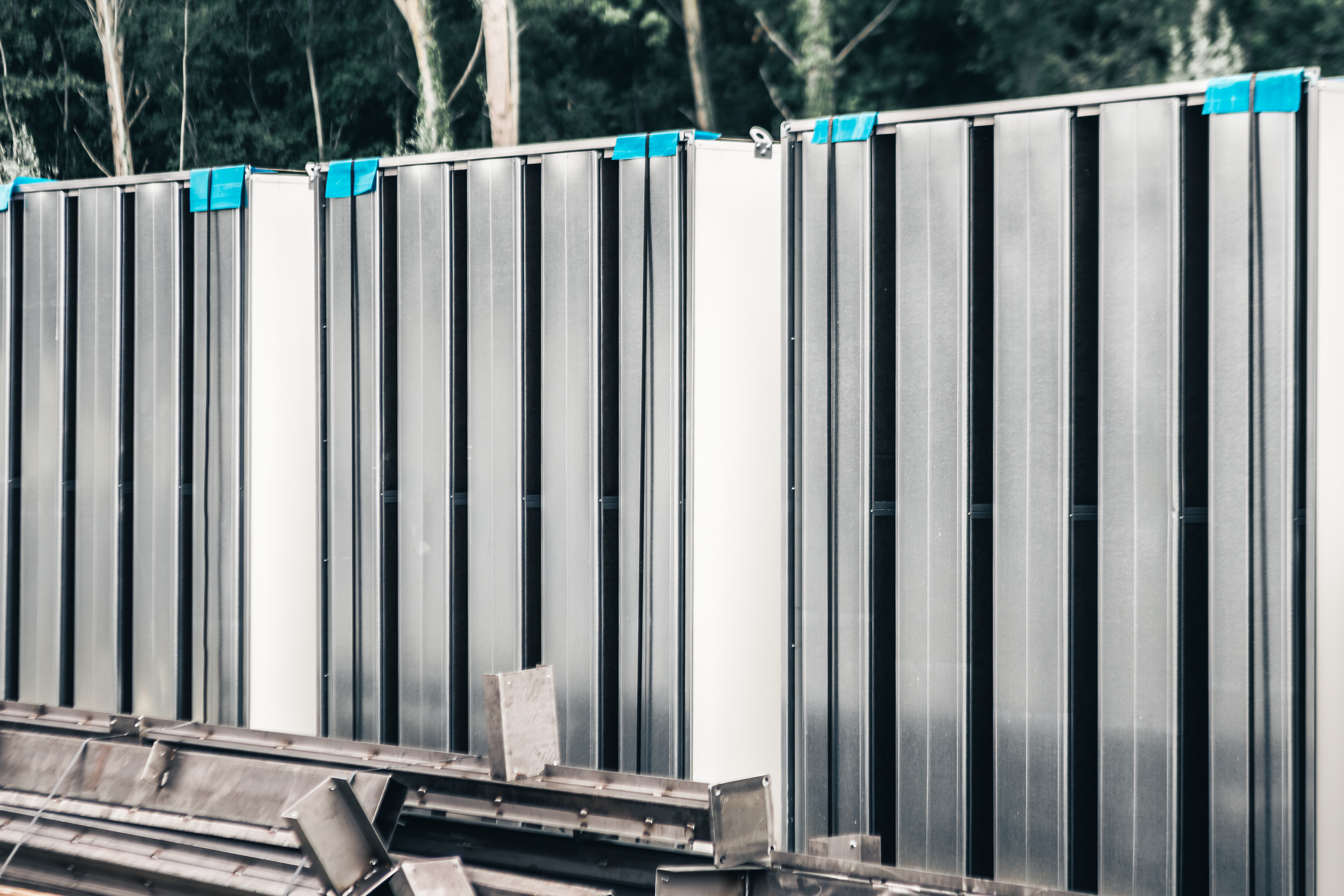 Mur anti-bruit exterieur modulaire