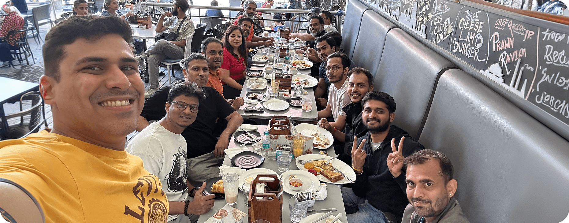 Team photo in event