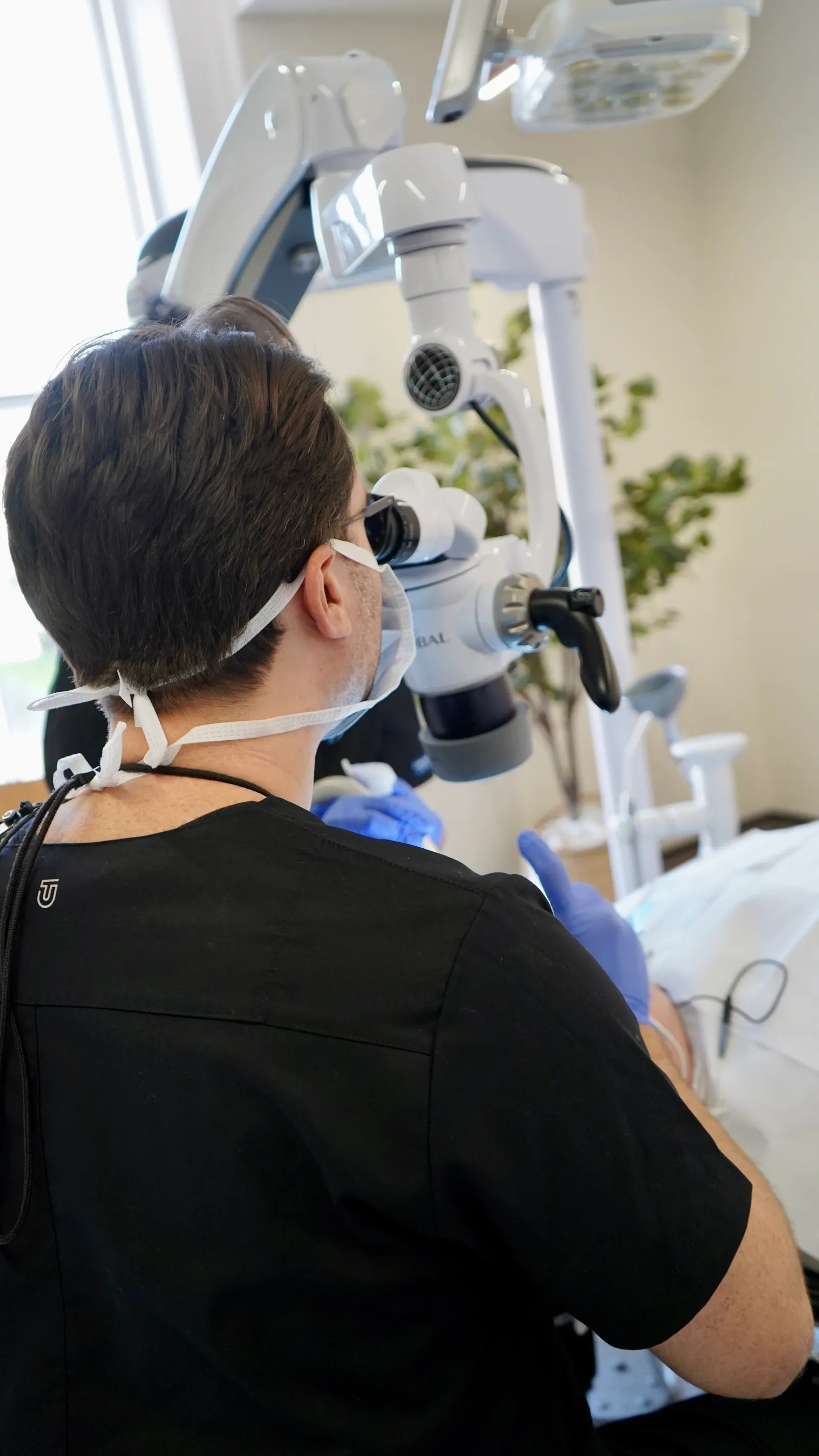 Root canal treatment saving an infected tooth at Clarendon Dental Spa in Leeds
