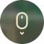 Microphone icon in a rounded square with a green and beige gradient background.