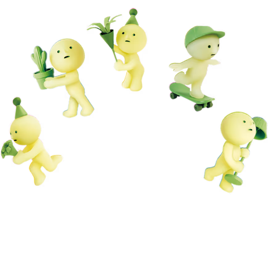 Smiski blindbox exploded view