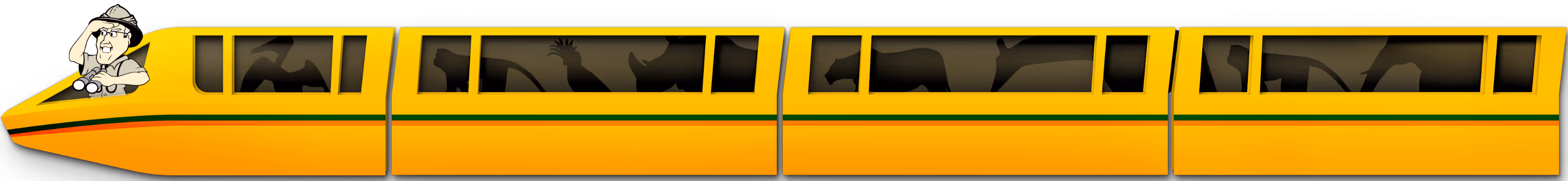 Jungle Jim's monorail train