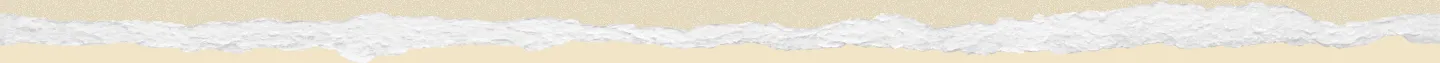 Horizontal torn paper edge over beige textured background for a transition effect.