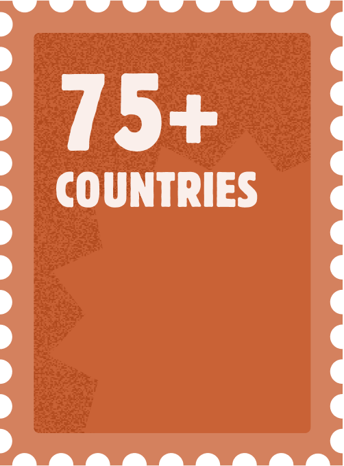 75+ countries