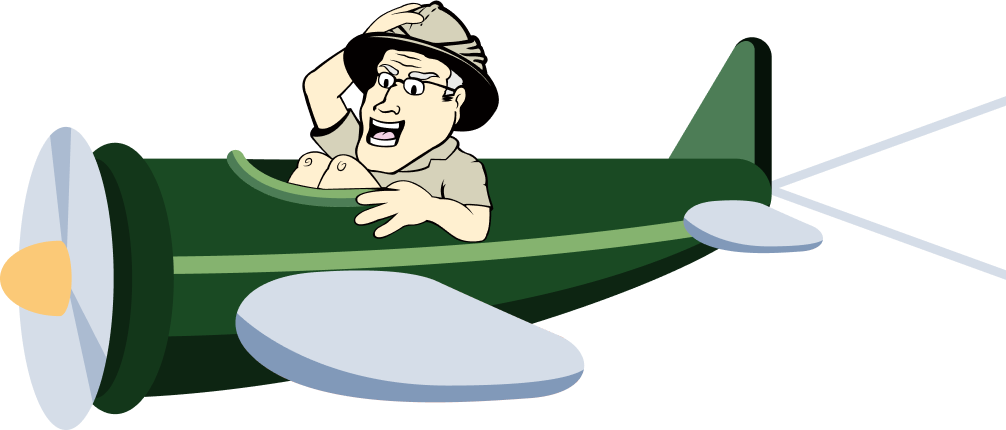 Airplane towing a banner