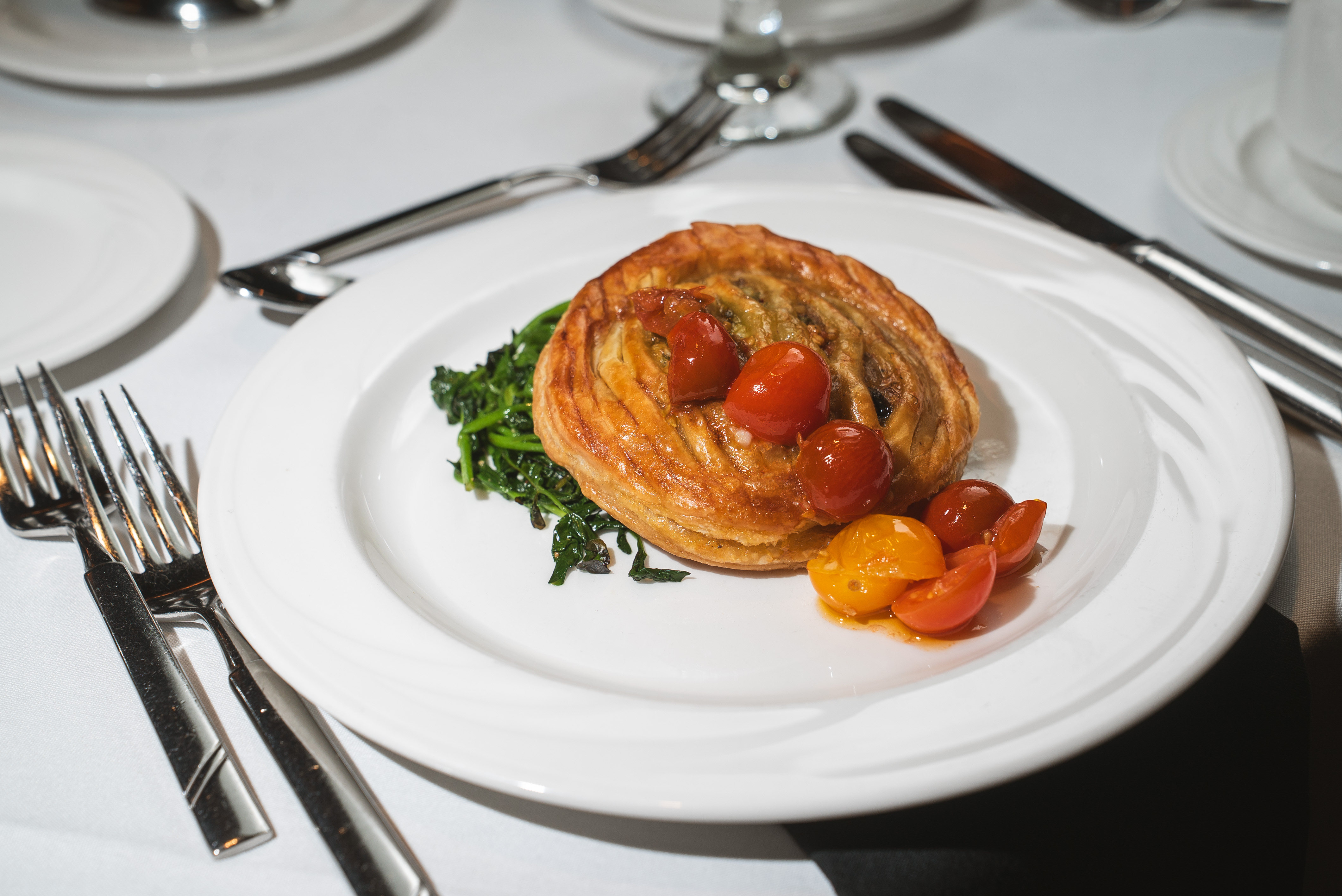 Plated dish