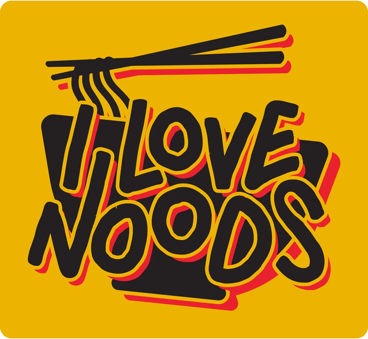 I love noods logo