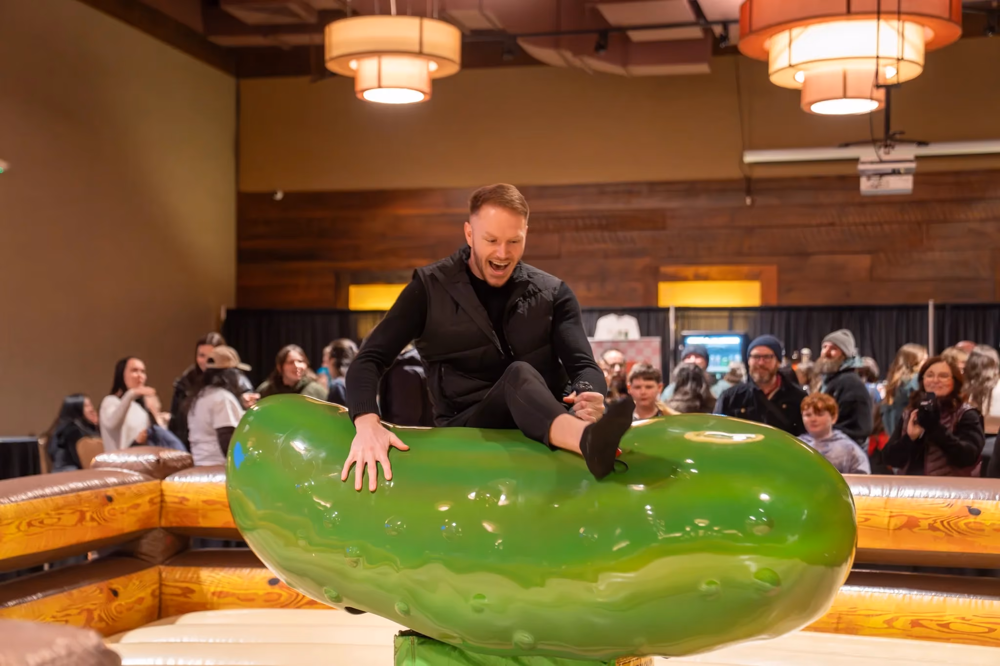 Pickle Wars mechanical pickle bull