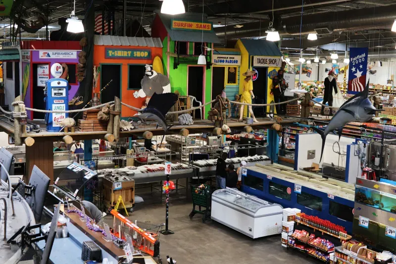 Wide view of the Fresh Foods department