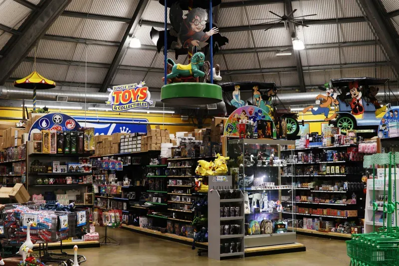 Wide view of the Specialty department